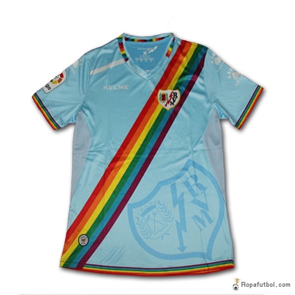 Camiseta Rayo Vallecano de Madrid Replica Tercera Ropa 2016/17 Azul